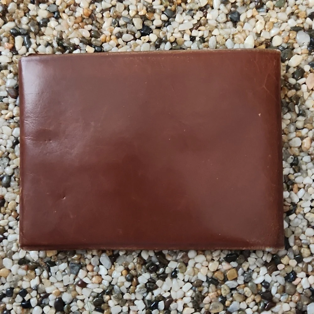 Vintage Textan calfskin wallet